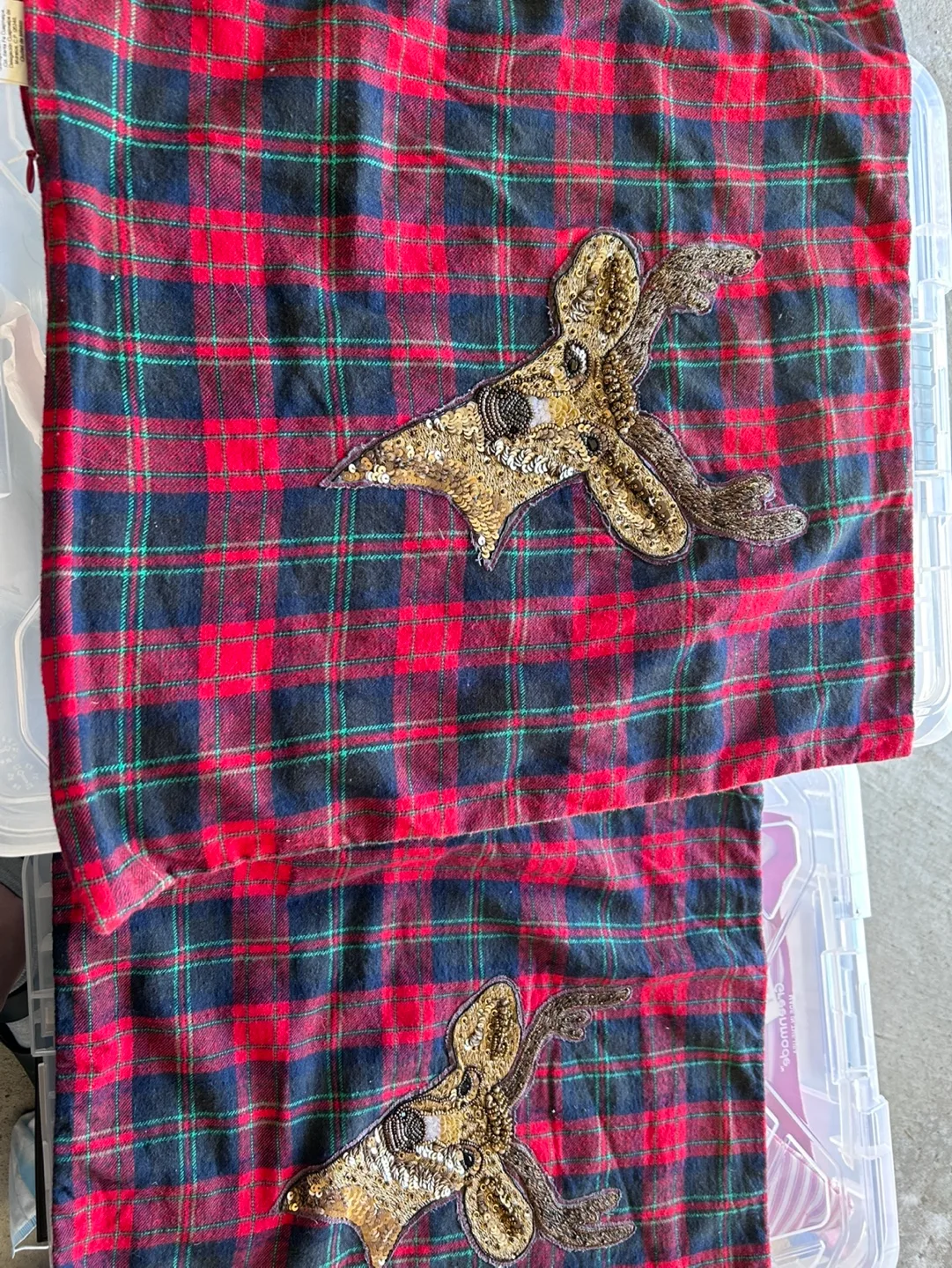 Pottery Barn Christmas Deer Pillow Covers image indicator(3)