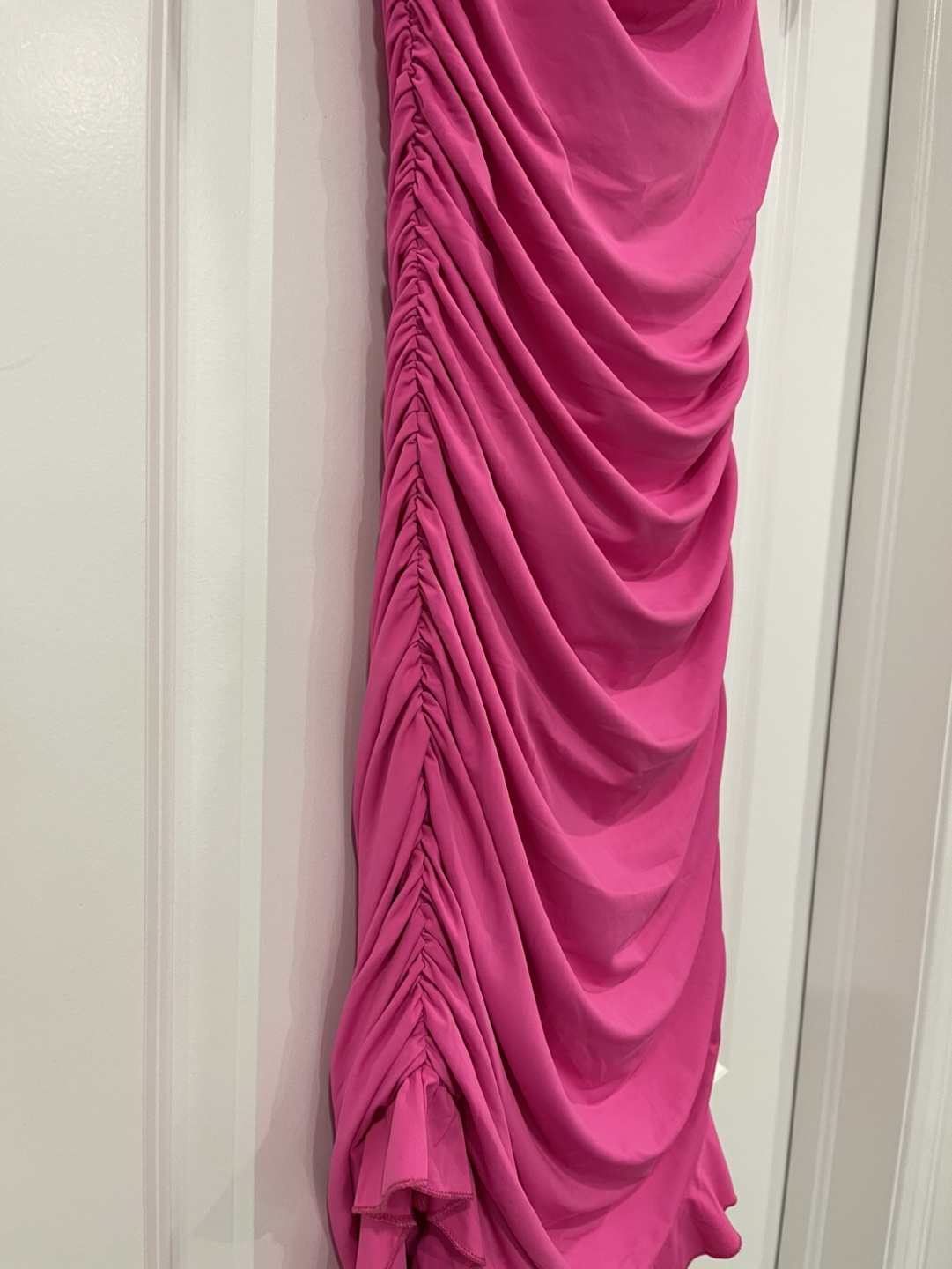 BRAND NEW Pink Ruched Mini Dress - photo 2