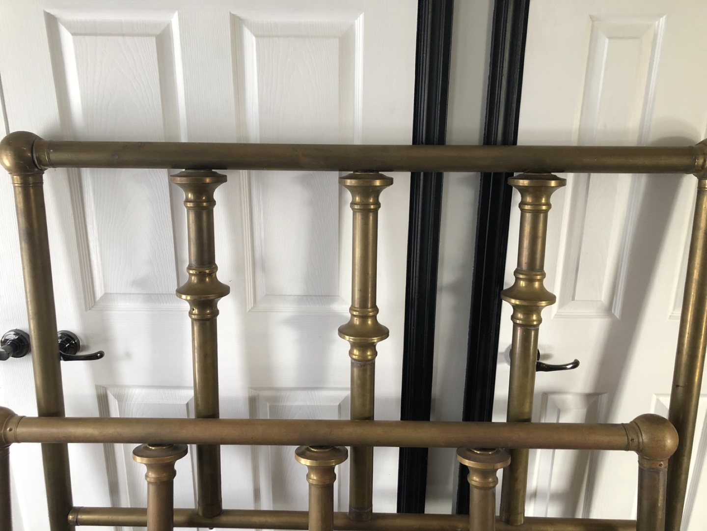 SOLID BRASS BED FRAME - DOUBKE - photo 2