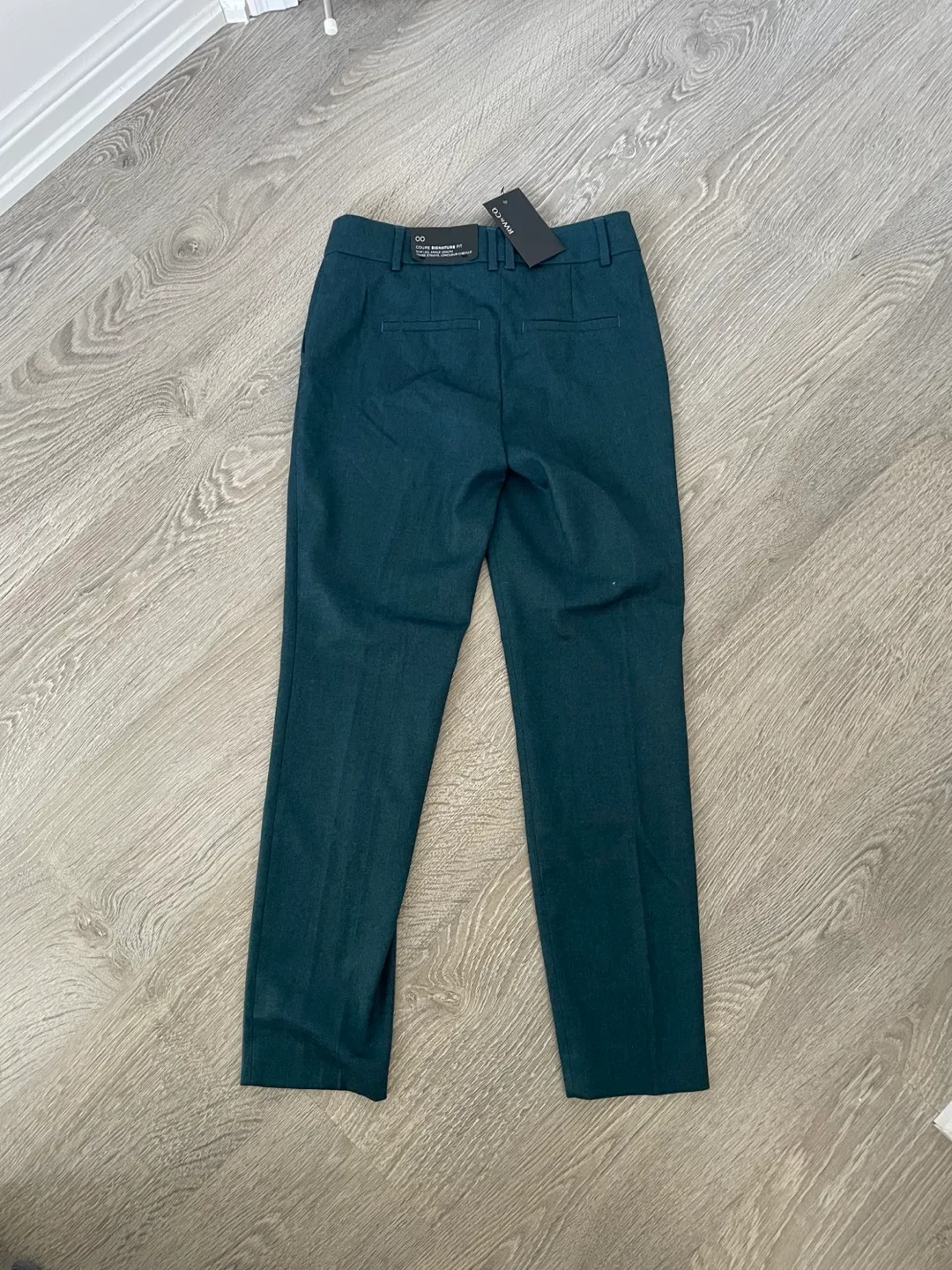 New with Tags Emerald Green Slim Fit Dress Pants image indicator(2)