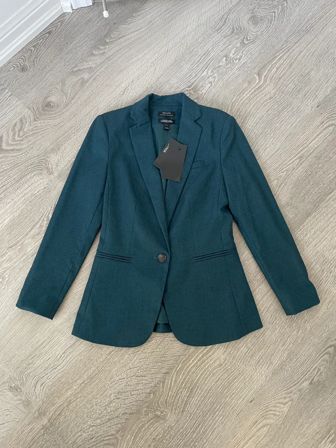 New with Tags Teal Blazer and Pants Suit image indicator(2)