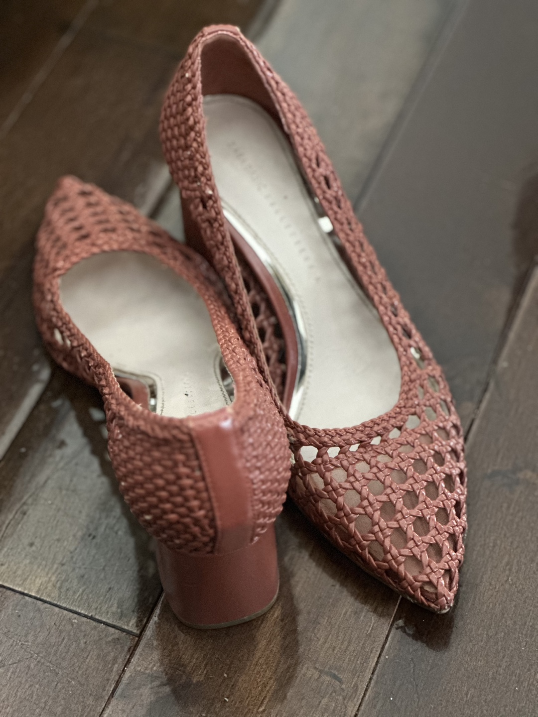 Womens Brown Woven Heels - photo 2