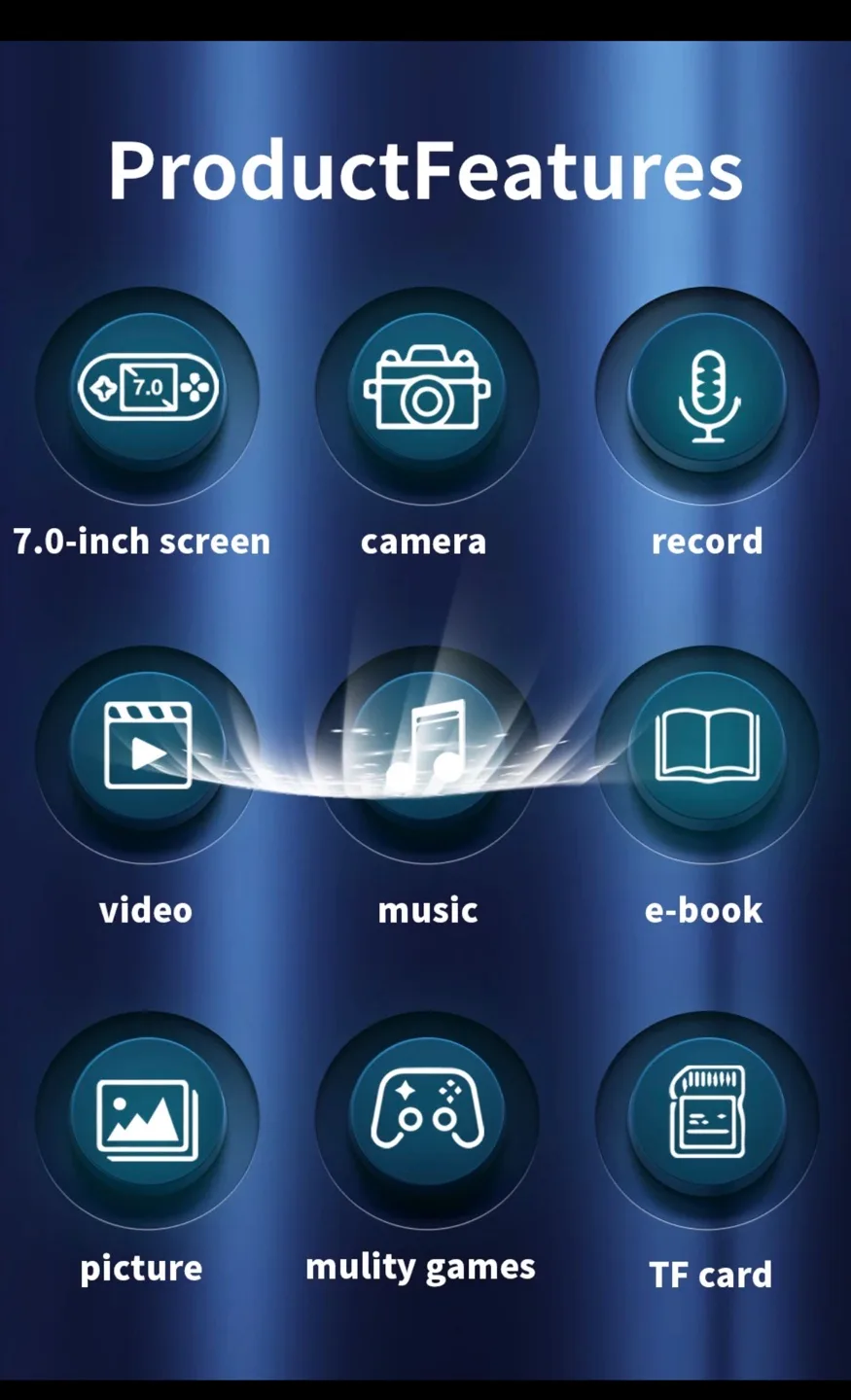 Handheld Game Player with 7.0 Inch Screen image indicator(8)