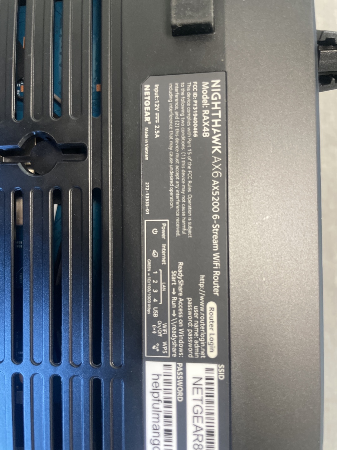 NETGEAR Nighthawk AX6 6-Stream WiFi Router - photo 3