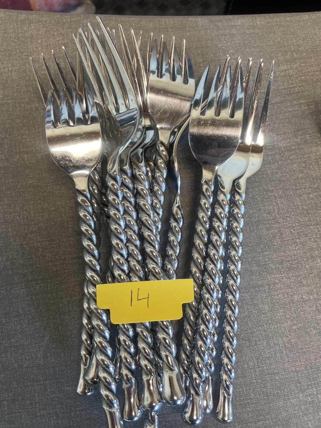 Set of Twisted Silverware - photo 3