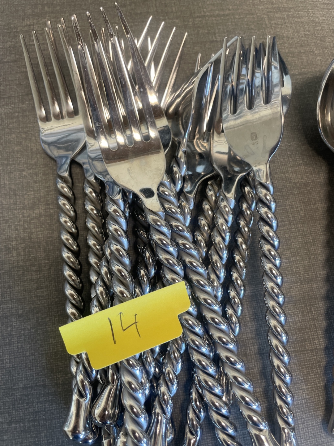 Set of Twisted Silverware - photo 4