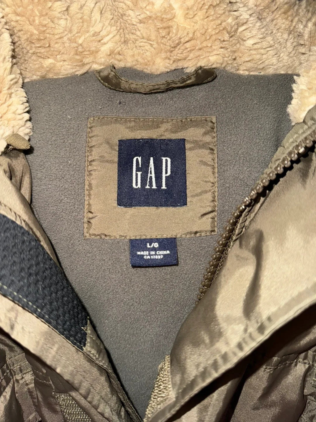 Gap Winter Jacket with Fur Hood image indicator(2)