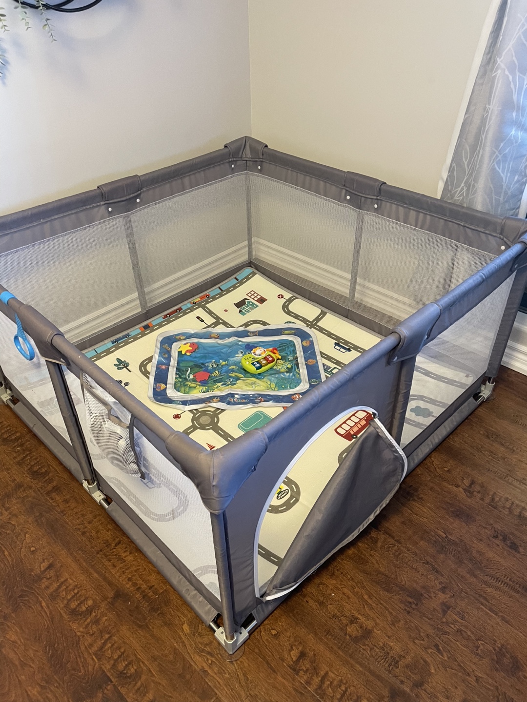 Playpen with Playmat