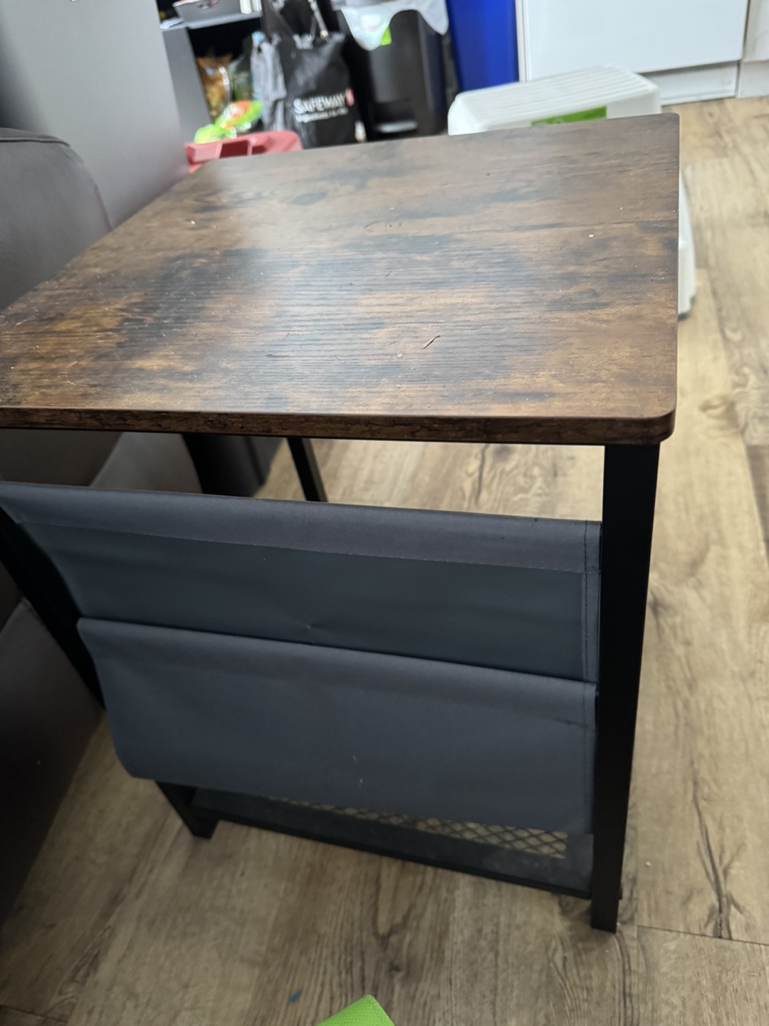 ANYHI Side Table w/ Storage