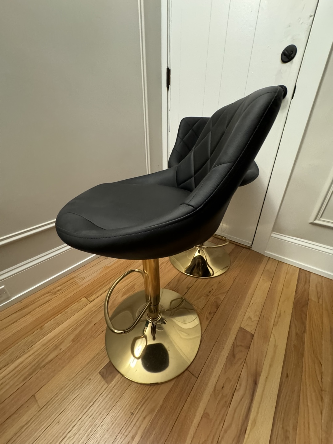 Black and Gold Bar Stools - photo 4