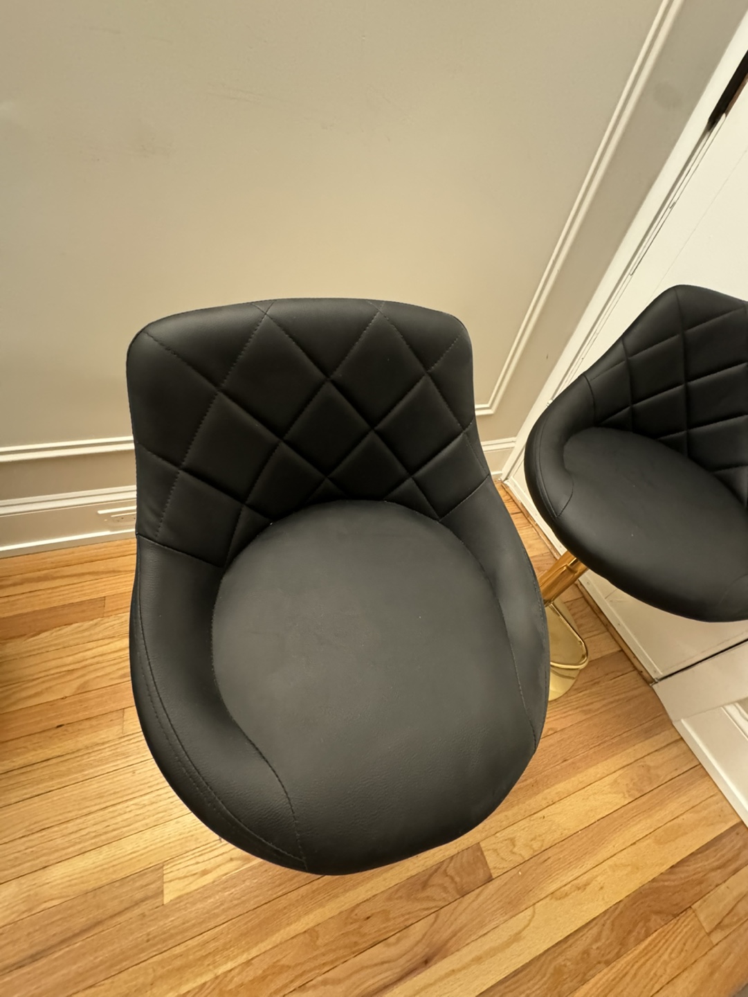 Black and Gold Bar Stools - photo 2