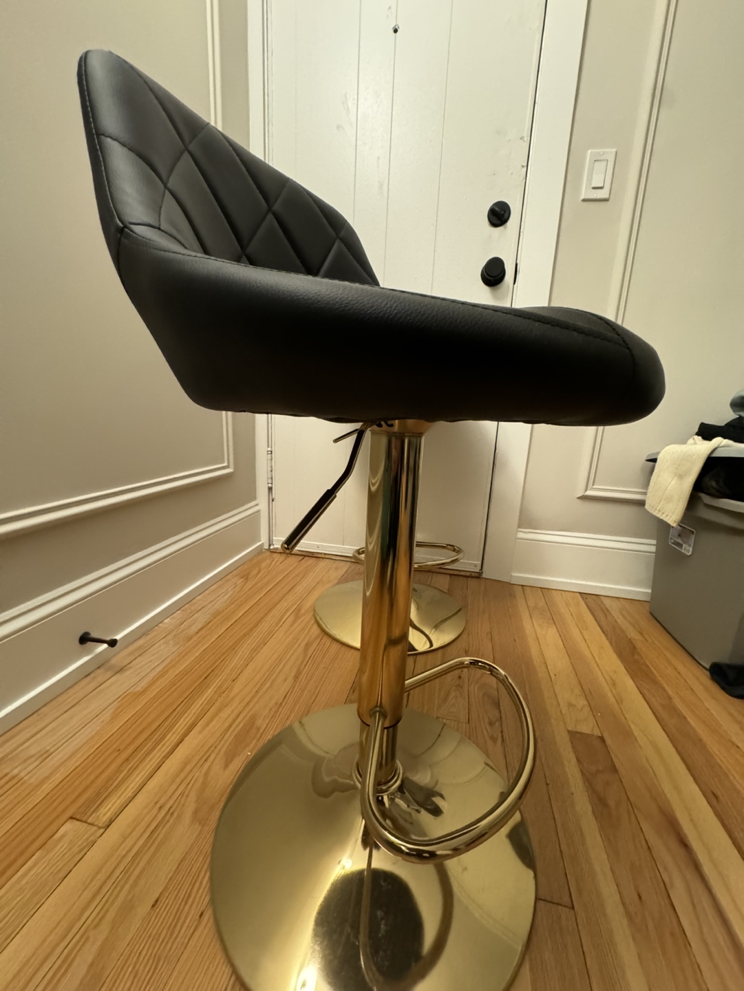 Black and Gold Bar Stools - photo 3