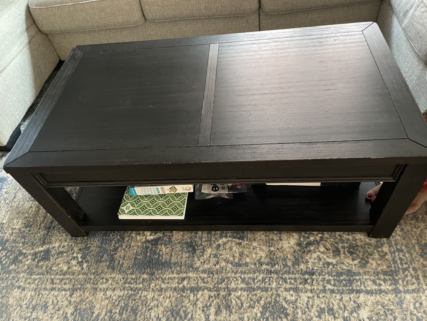 MUST SELL : Black brown Coffee Table from Ashley - photo 2