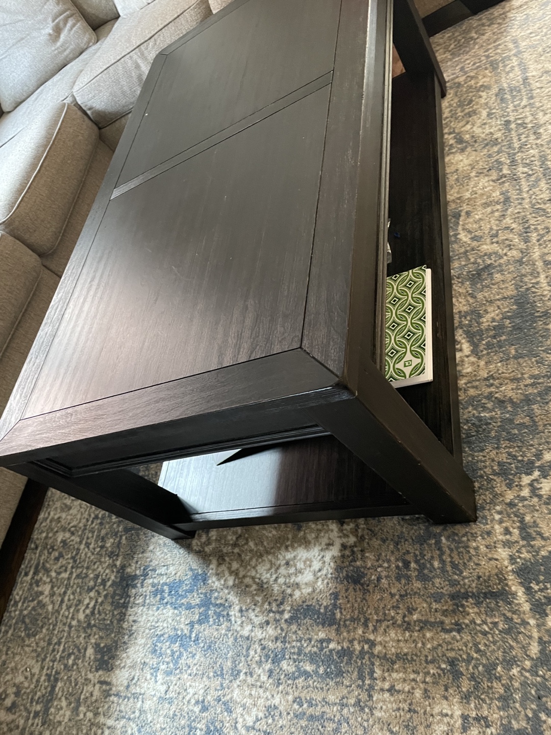 MUST SELL : Black brown Coffee Table from Ashley