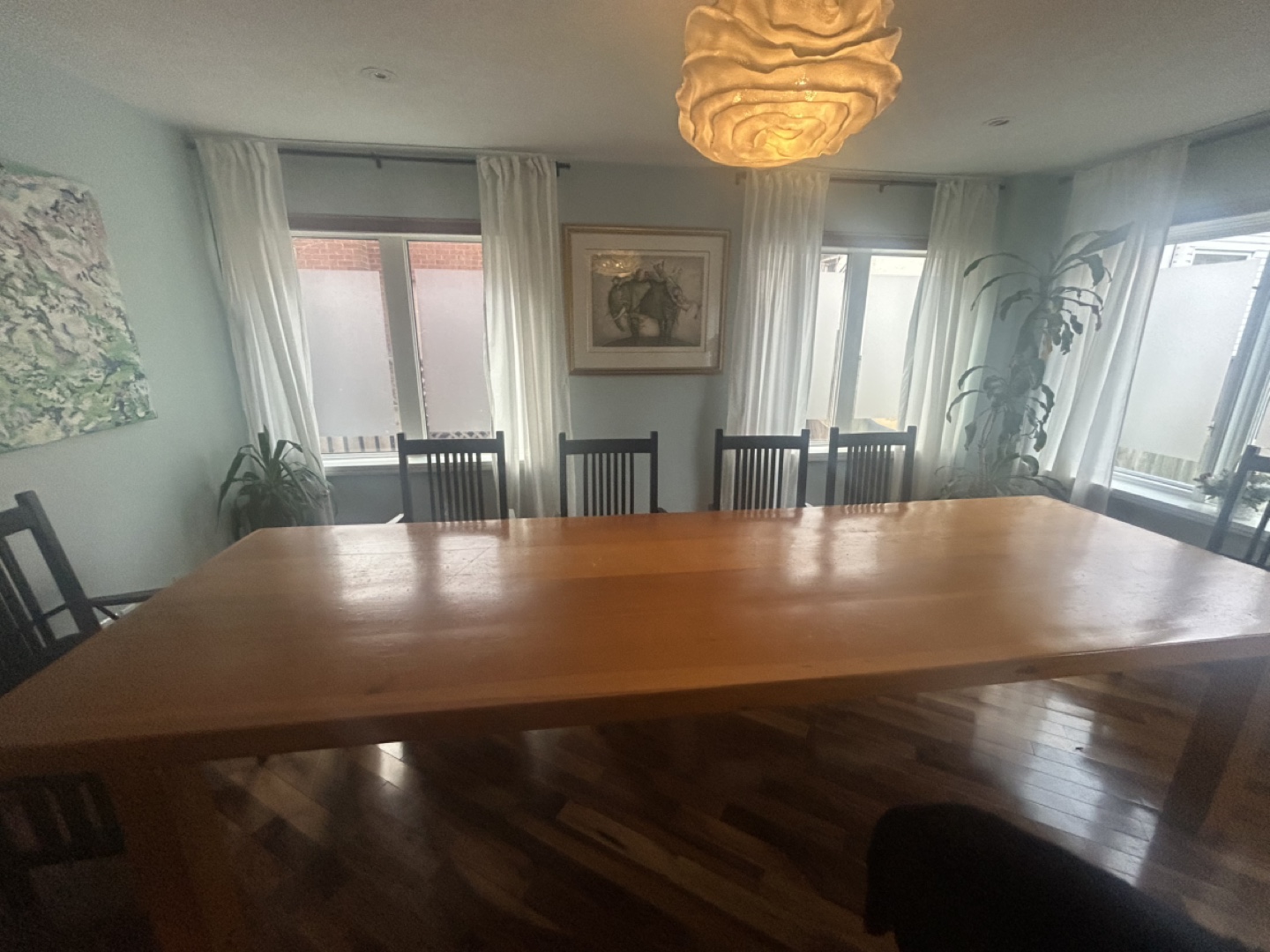 Solid Wood Dining Table - photo 2