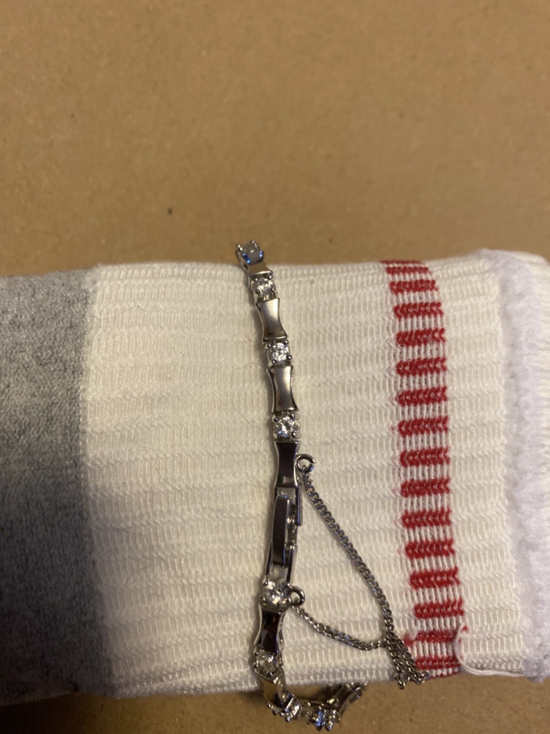 Silver Tone Cubic Zirconia Bracelet - photo 3