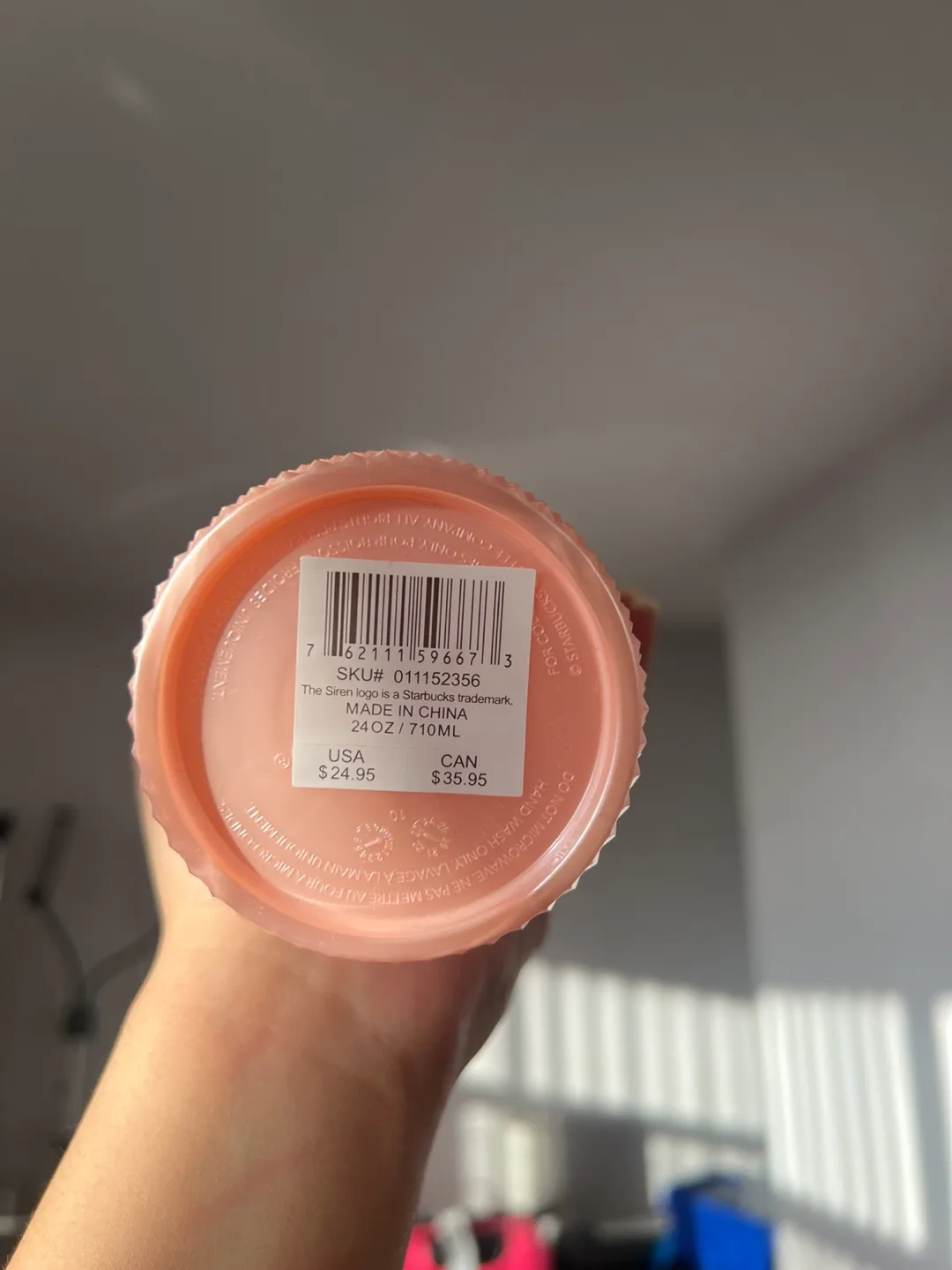 BRAND NEW - Starbucks Studded Pink Cold Cup/tumblr image indicator(2)