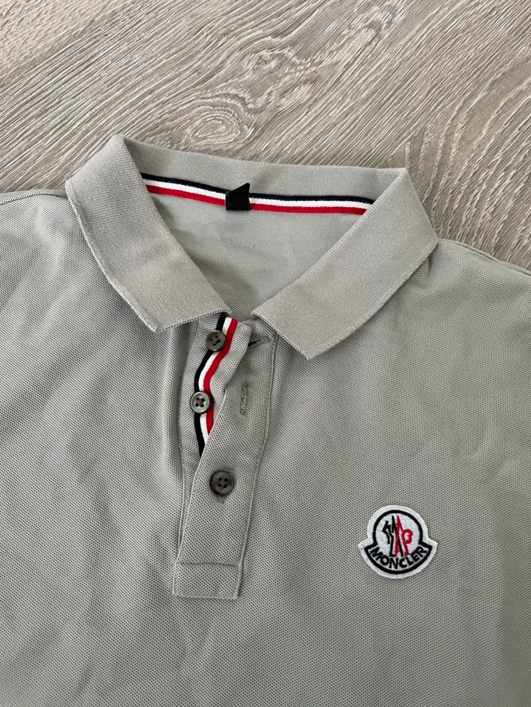 Grey Long Sleeve Polo image indicator(2)