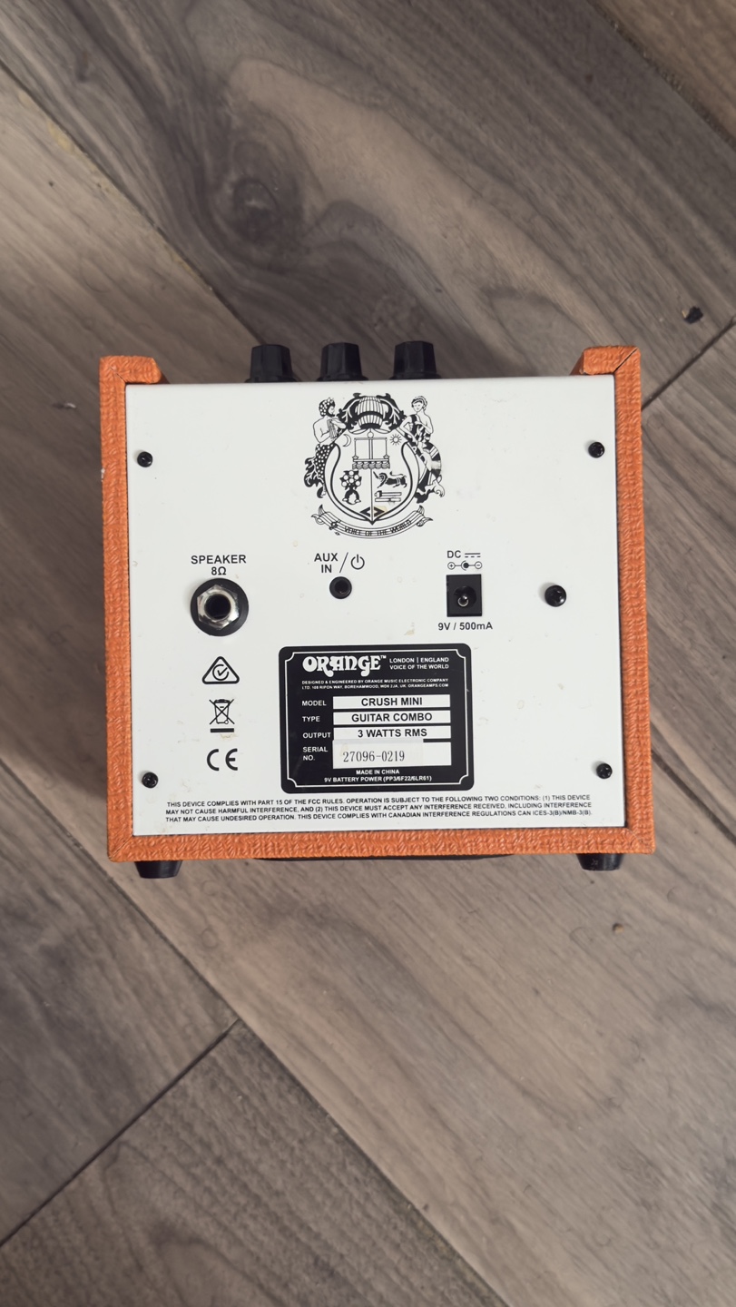 Orange Crush Mini Guitar Amp - photo 2