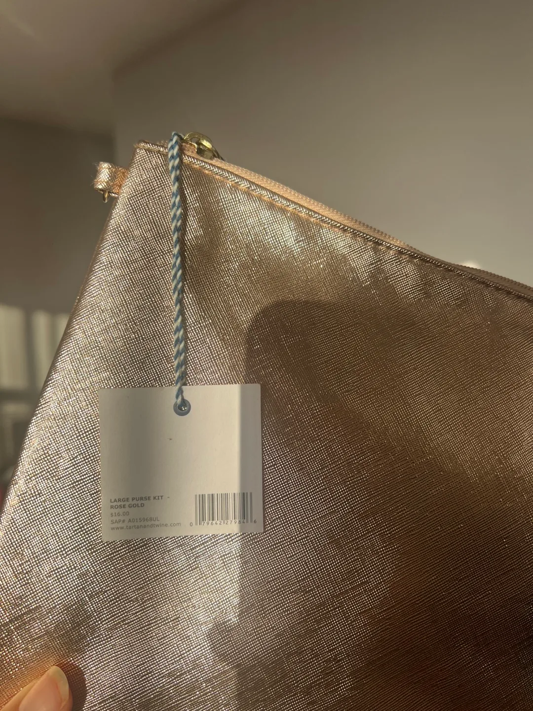 Large Rose Gold Travel/Makeup Bag image indicator(2)