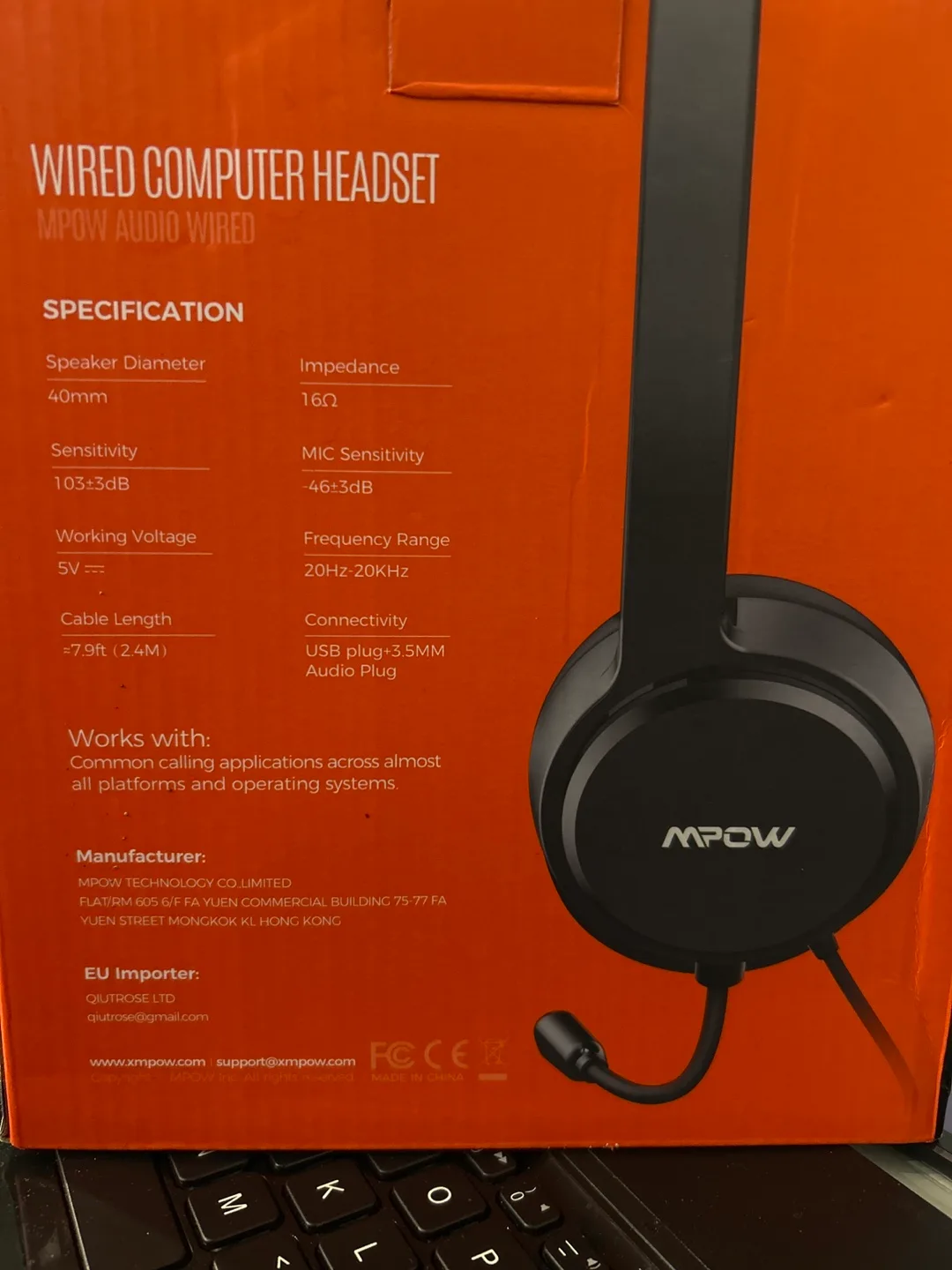 MPOW Wired Computer Headset PA071A image indicator(2)