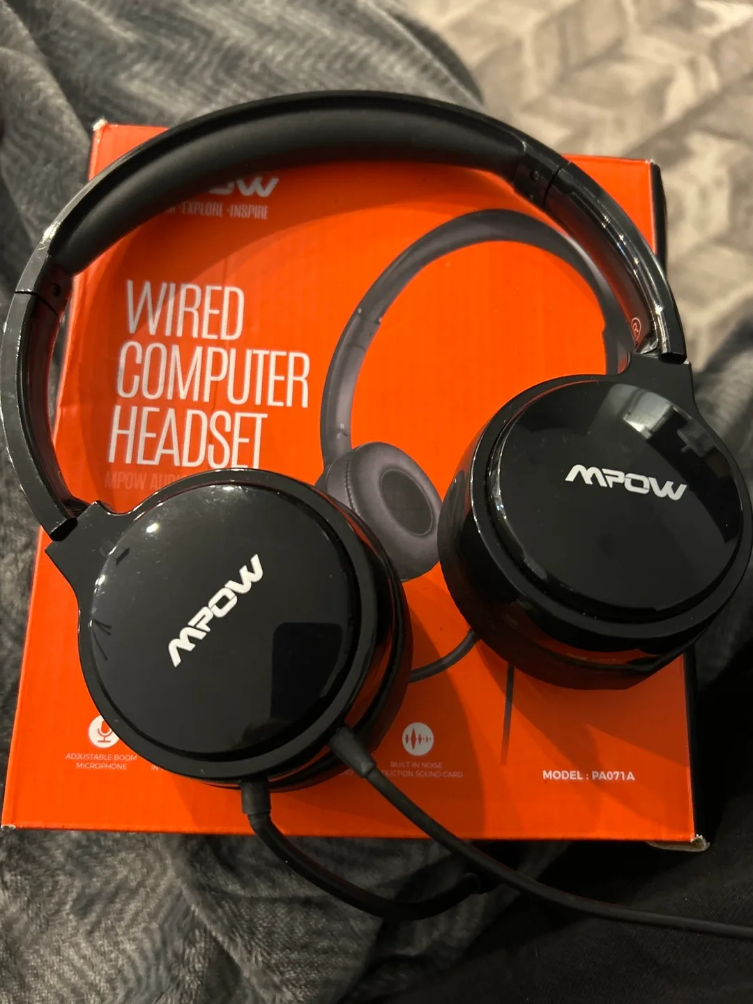 MPOW Wired Computer Headset PA071A image indicator(3)