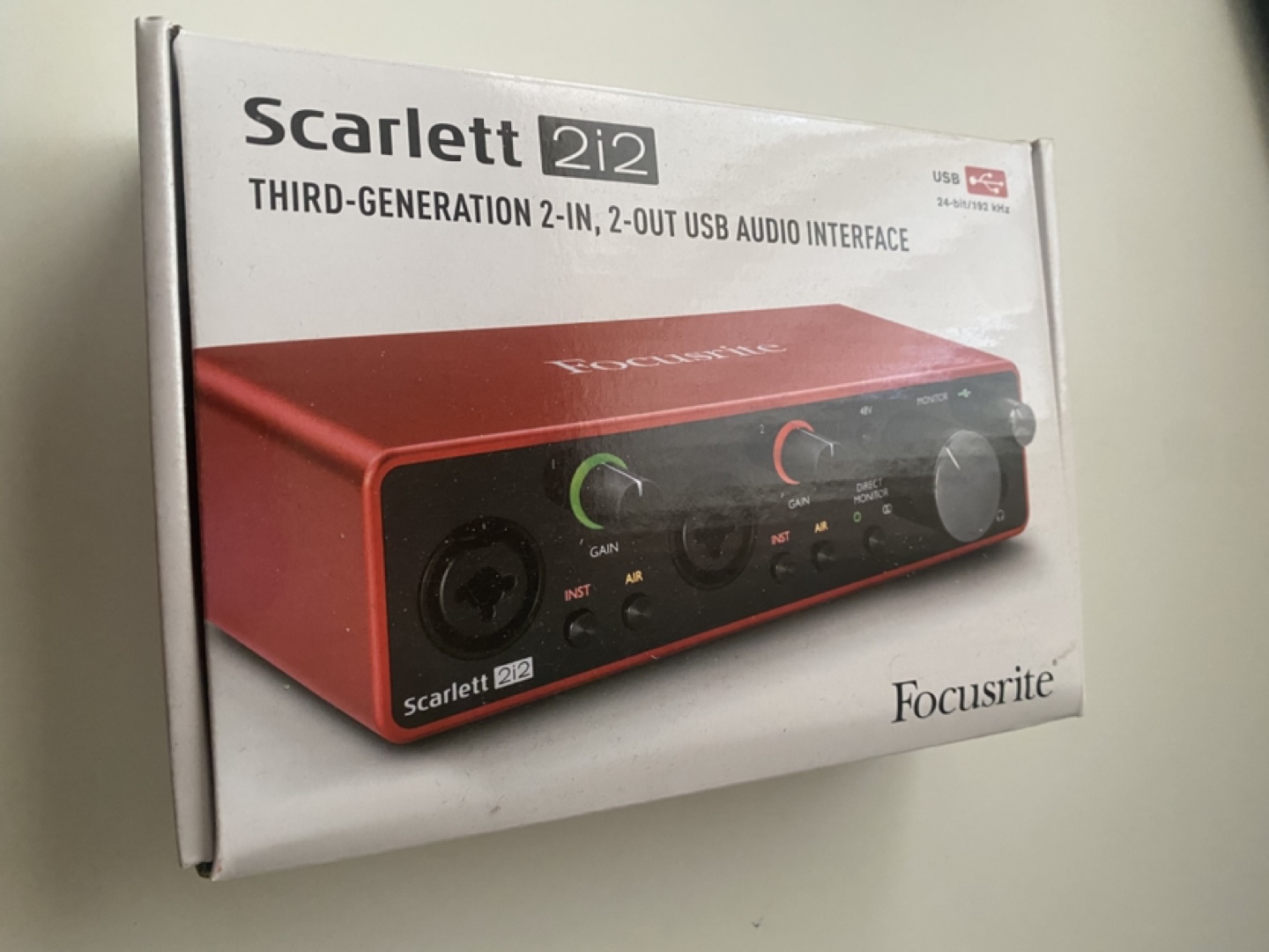 Focusrite Scarlett 2i2 Third Generation Audio  Interface