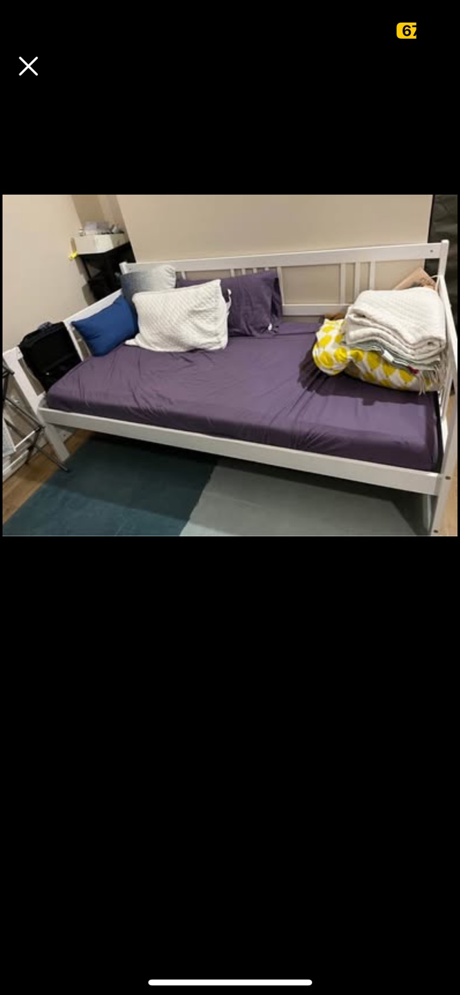 White Daybed Frame - photo 2