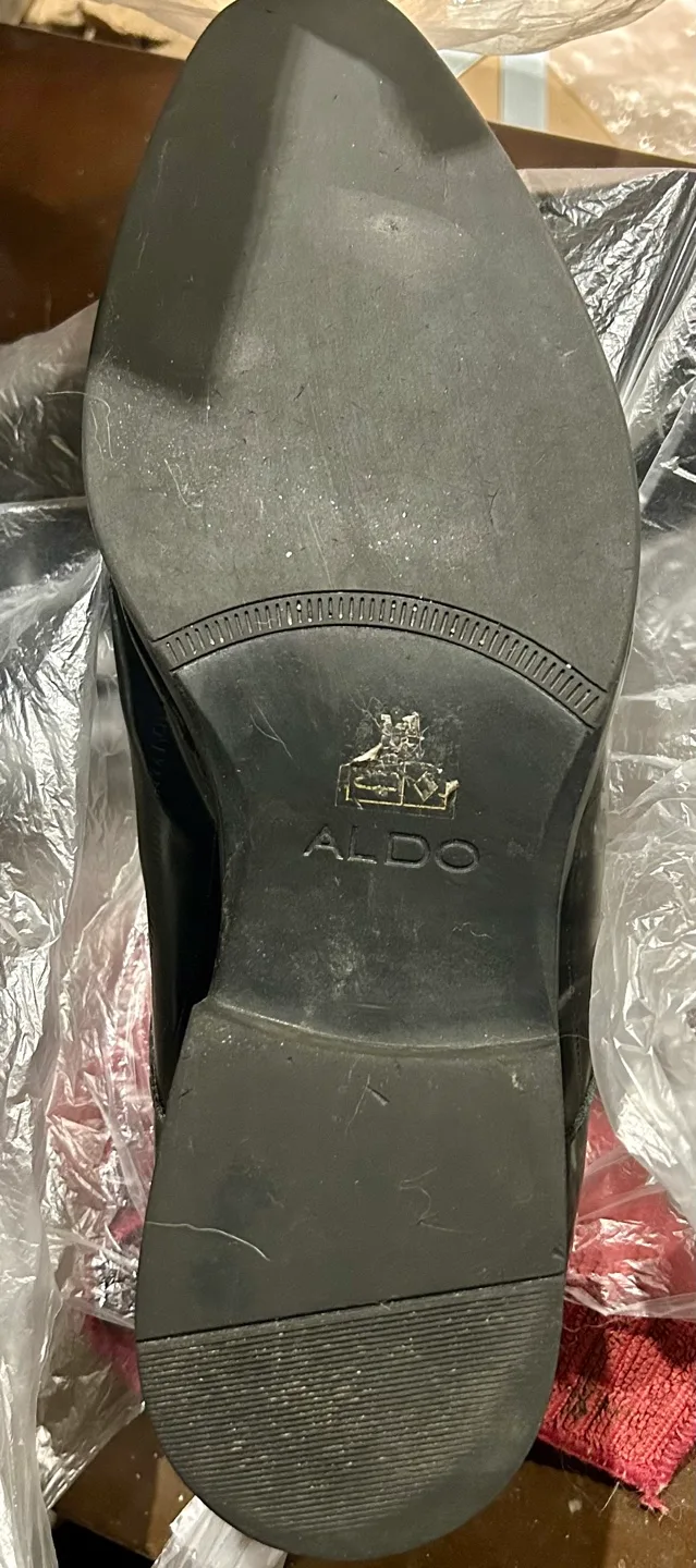 Men's Black Leather Buckle Shoes image indicator(4)