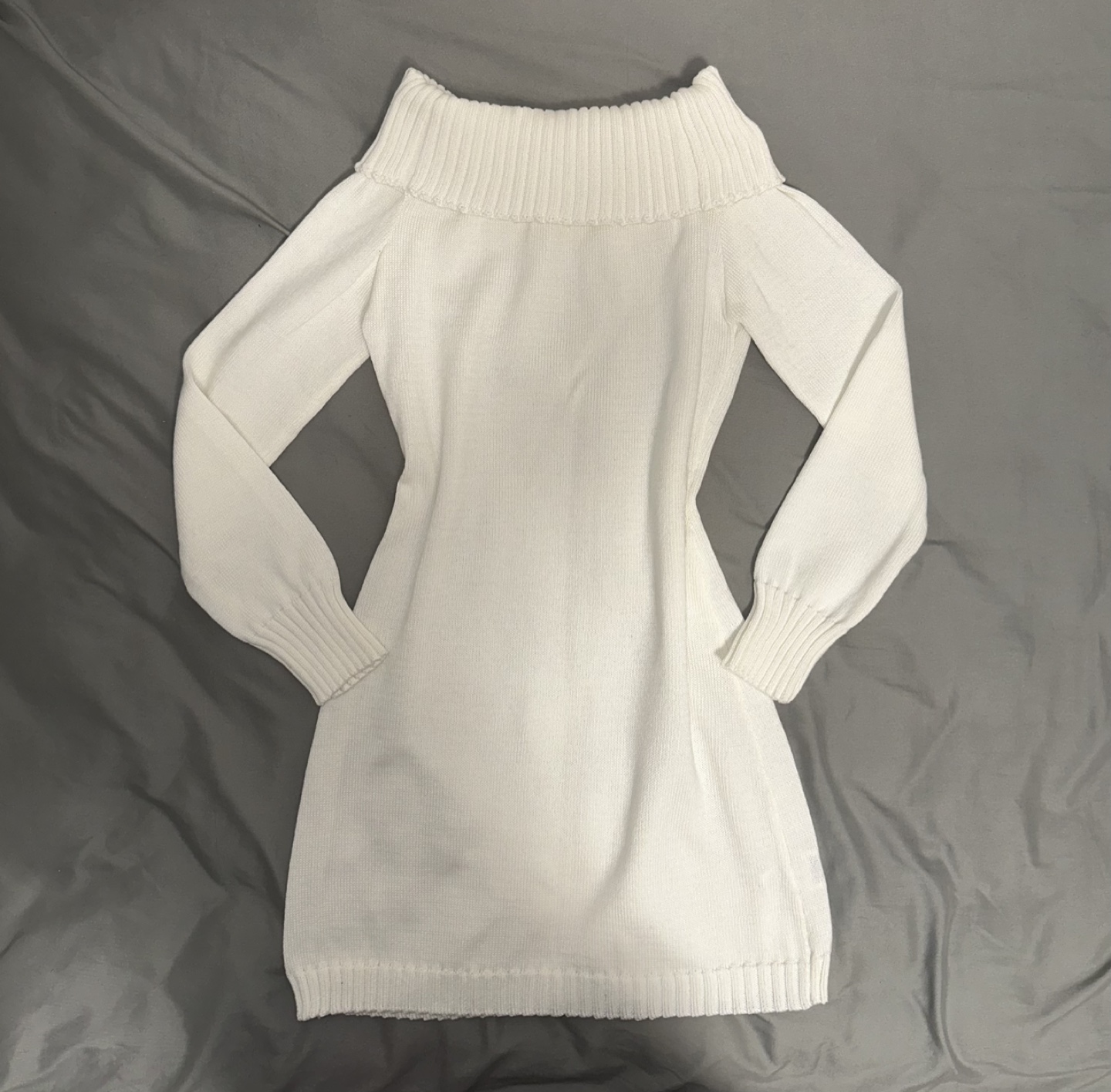 New White Sweater Dress