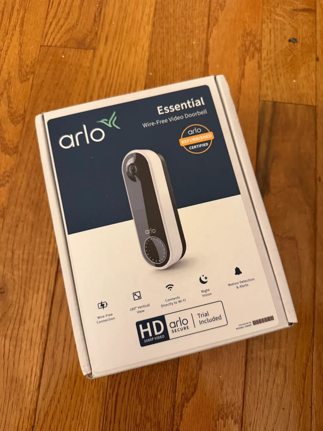 Arlo Essential Wire-Free Video Smart Doorbell thumbnail