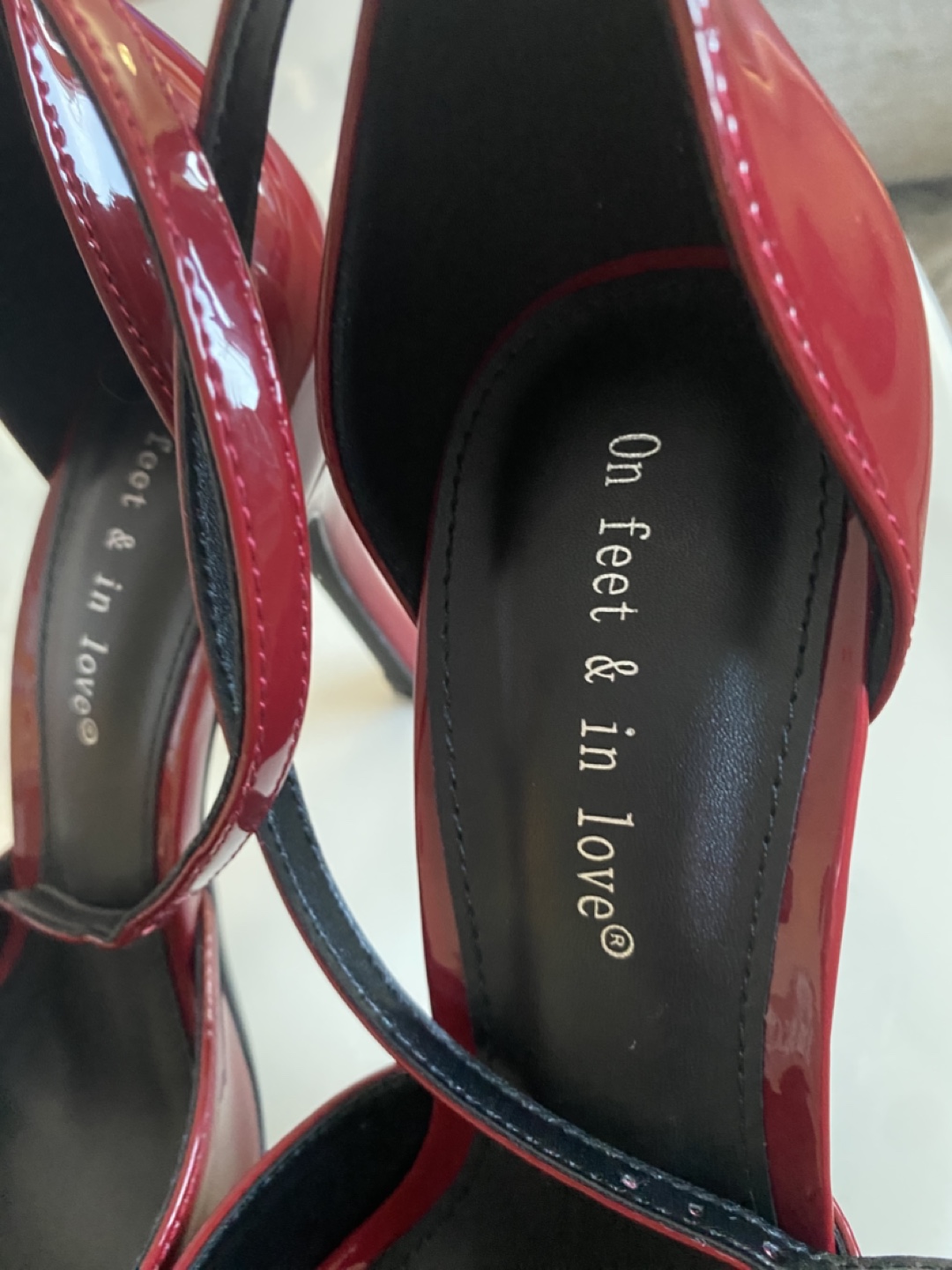 Red Leather Heels size EUR39 - photo 3