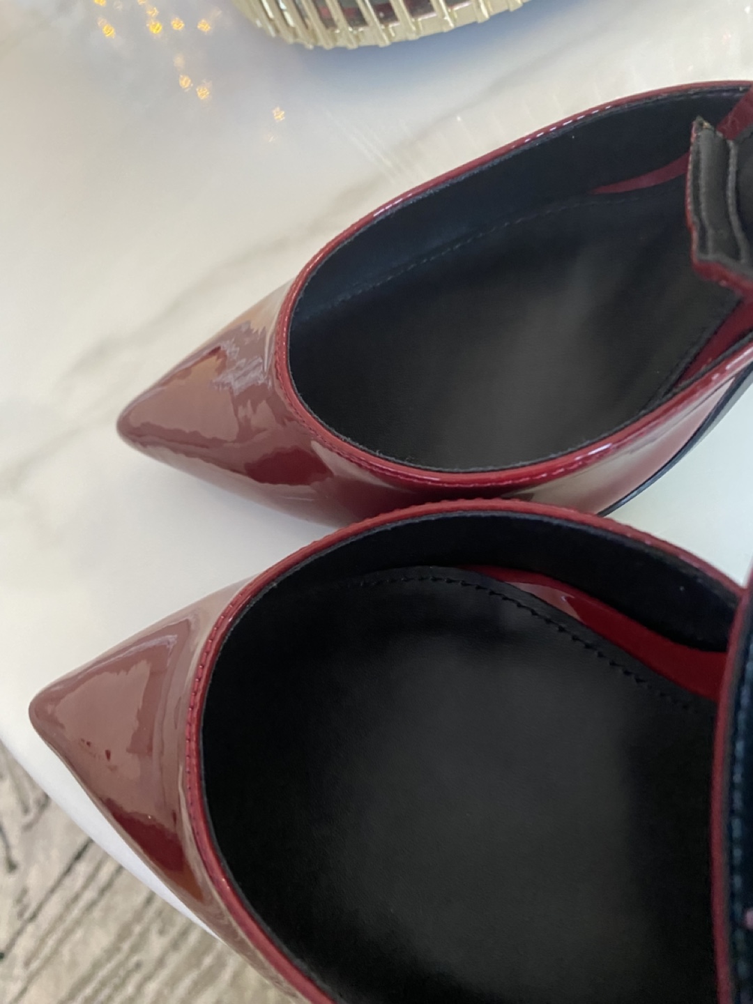 Red Leather Heels size EUR39 - photo 5