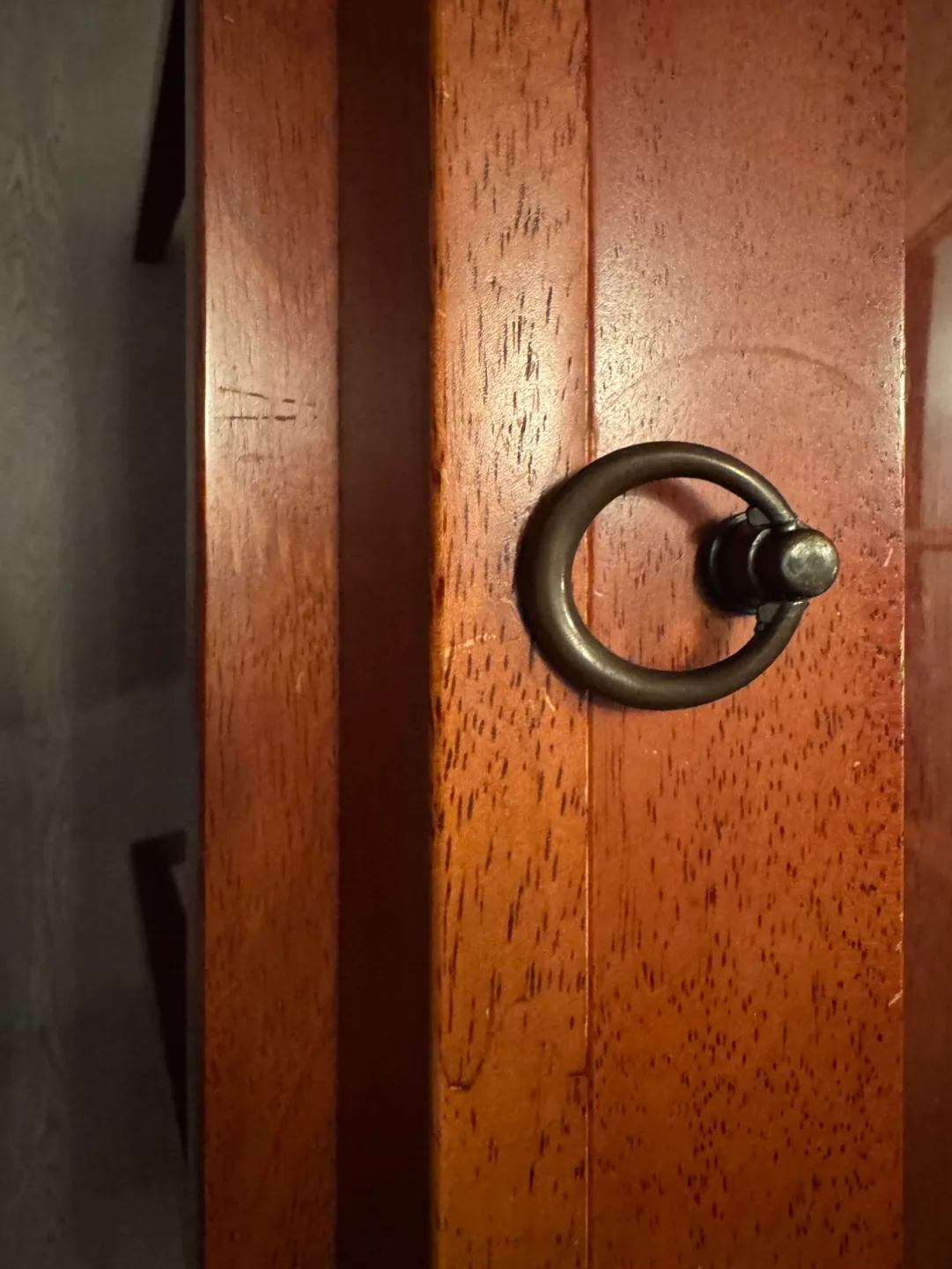 Wooden Display Case With Glass Top image indicator(4)