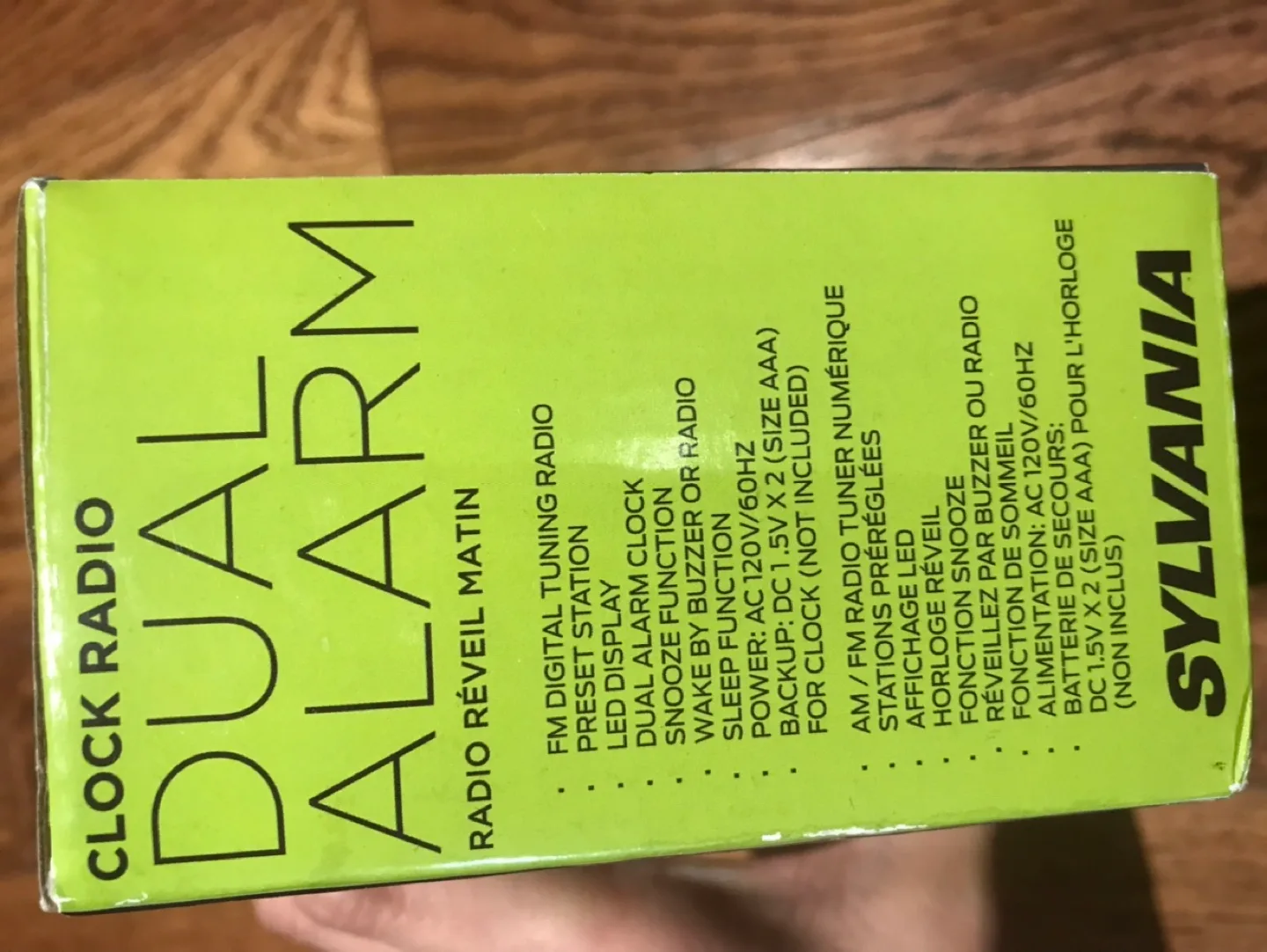 Electric Powered LED Clock + Alarm + AM / FM Radio image indicator(3)