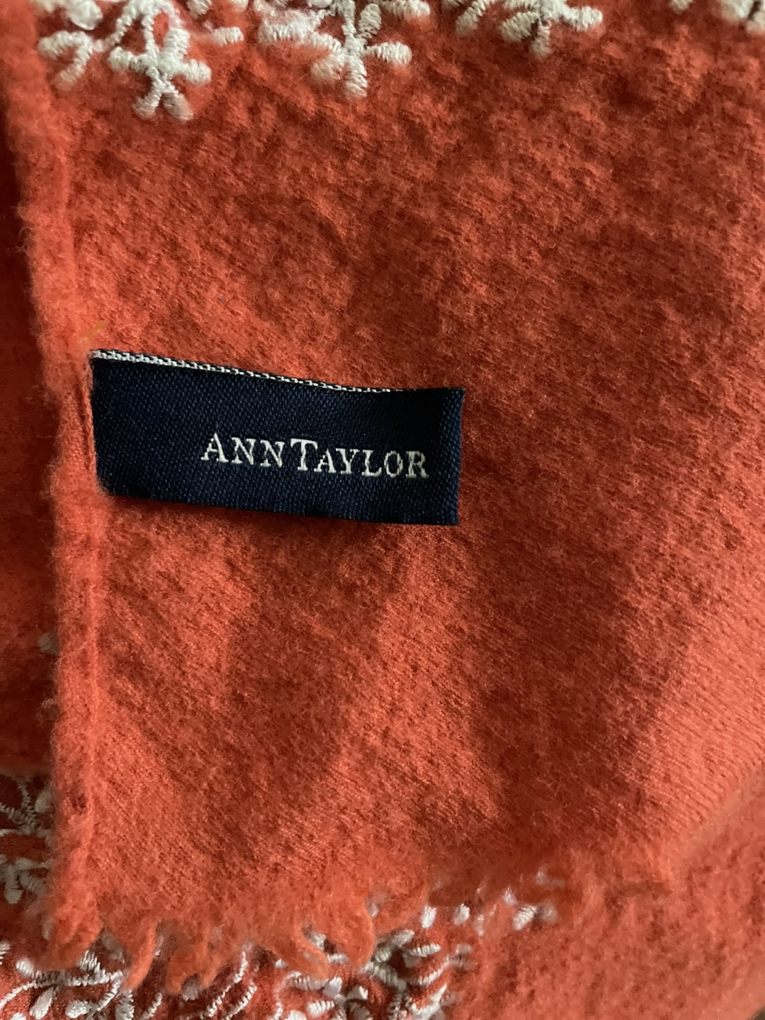 Ann Taylor Embroidered Wool Scarf - photo 4