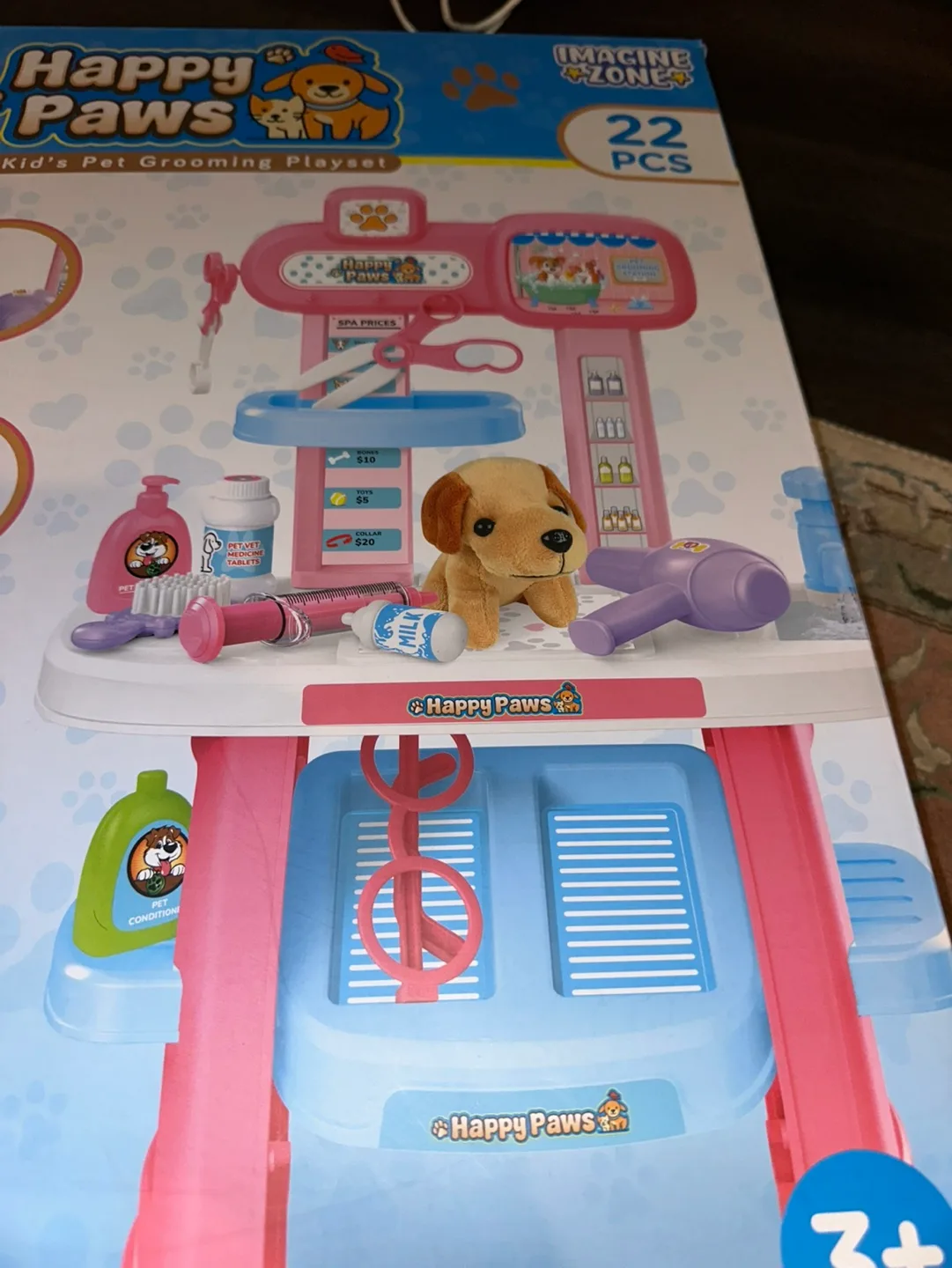 Brand new happy Paws Kid's Pet Grooming Playset image indicator(3)