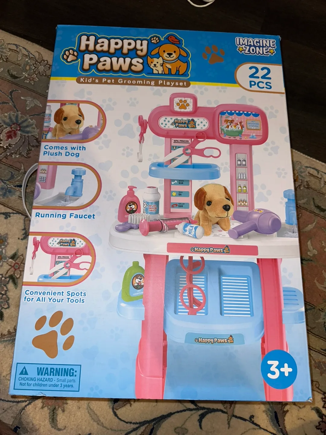 Brand new happy Paws Kid's Pet Grooming Playset image indicator(2)