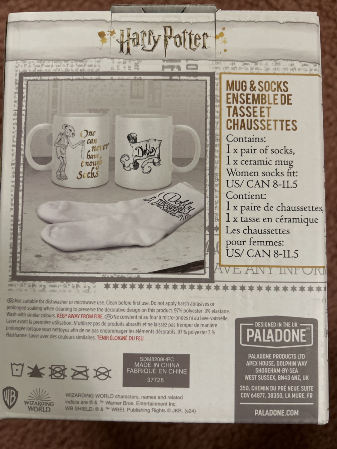 Harry Potter Dobby Mug and Socks Set - photo 2