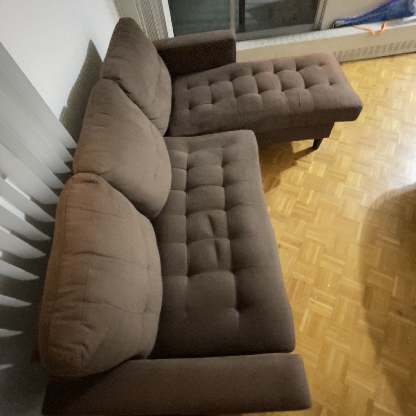 Brown Sectional Sofa - photo 2