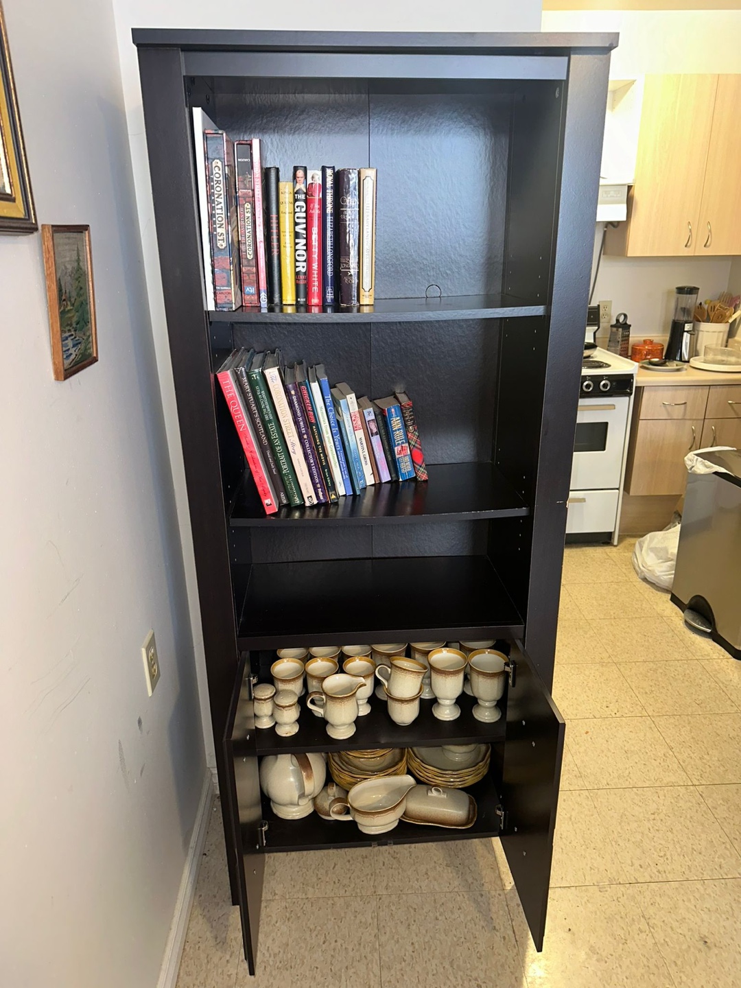 Tall Bookcase/Storage Cabinet with Doors - photo 4