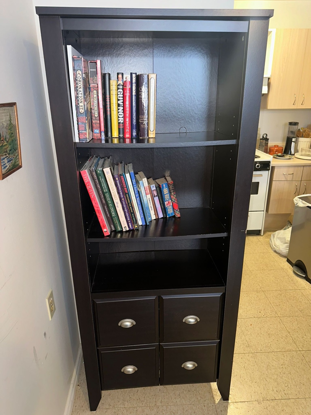 Tall Bookcase/Storage Cabinet with Doors - photo 2