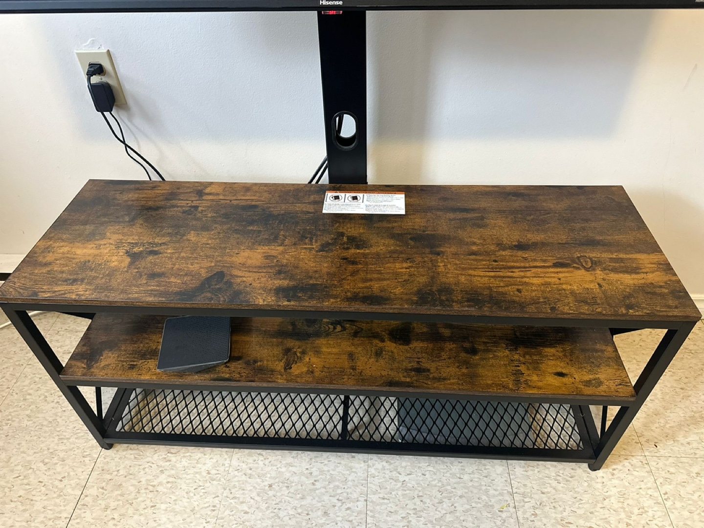 TV Stand with Shelf - photo 2