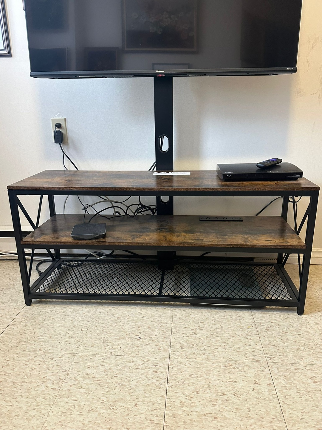 TV Stand with Shelf