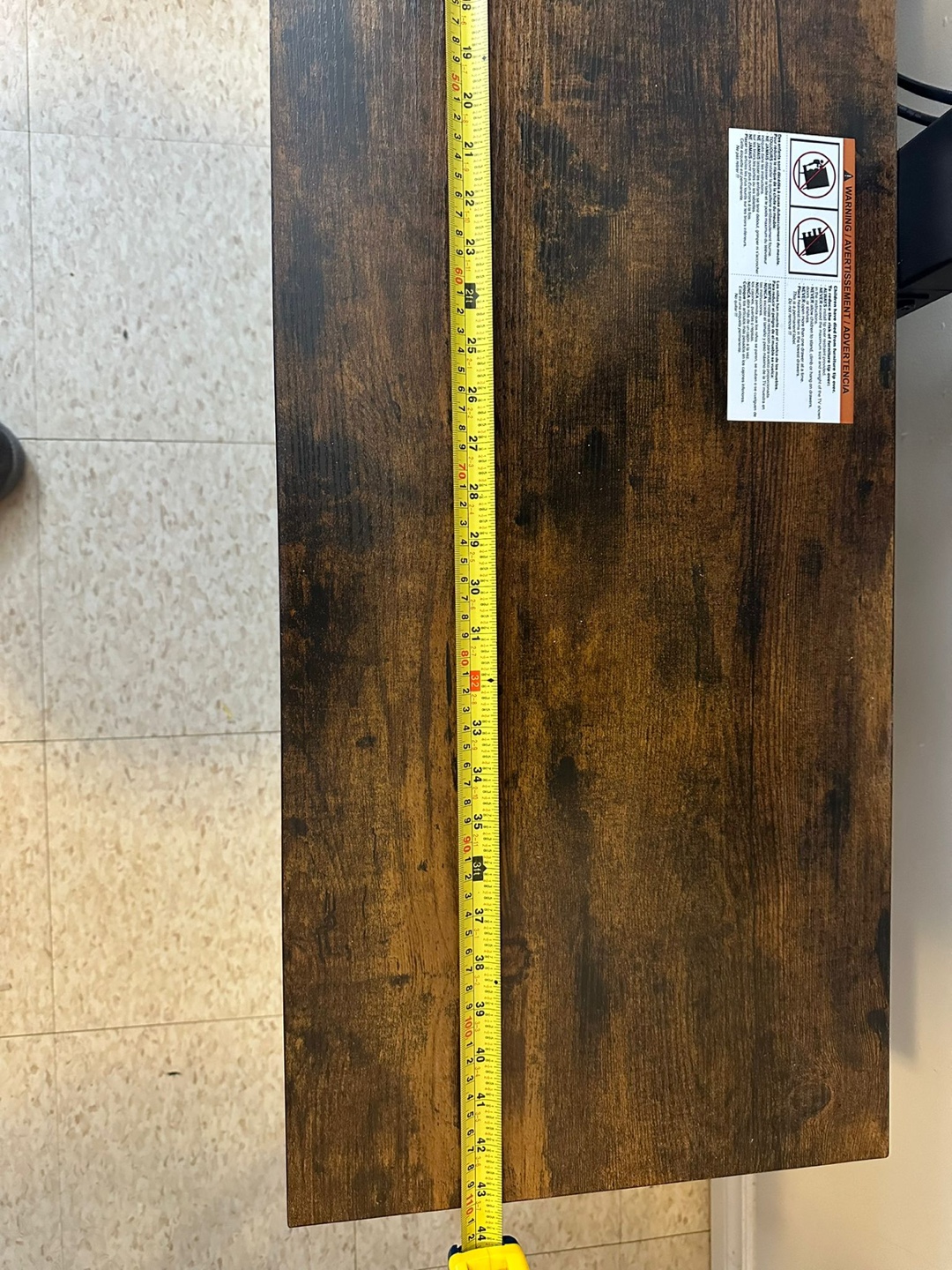 TV Stand with Shelf - photo 4