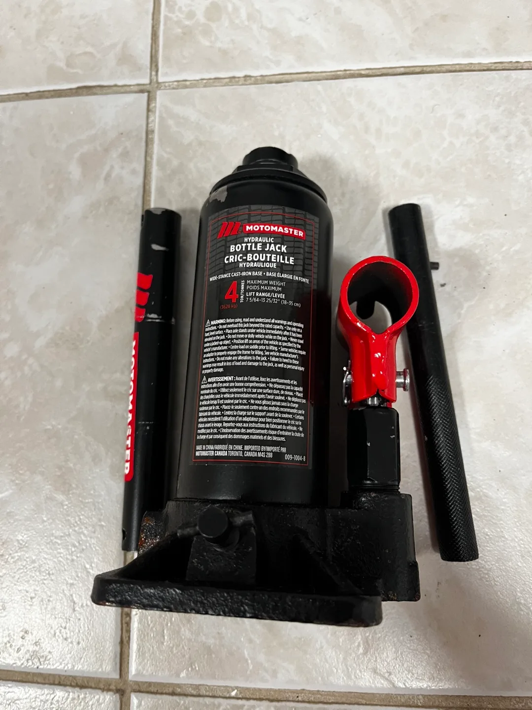 Motomaster Bottle Jack image indicator(2)