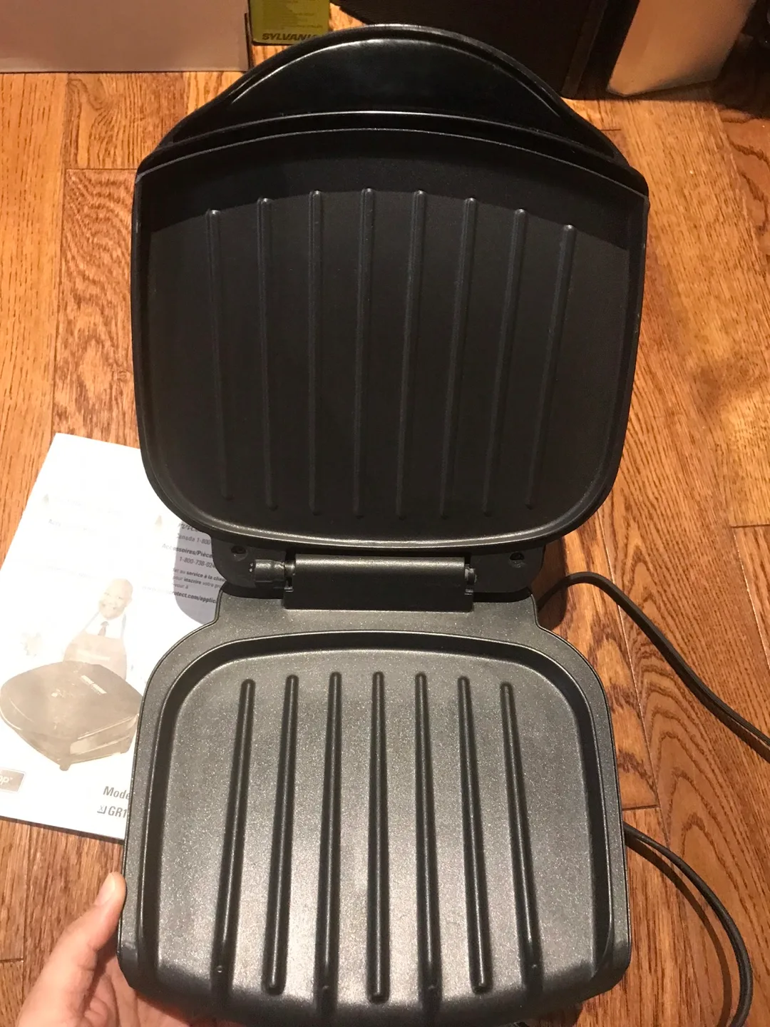 George Foreman 3-in-1 Grill Champ Electric Grilling Machine image indicator(6)