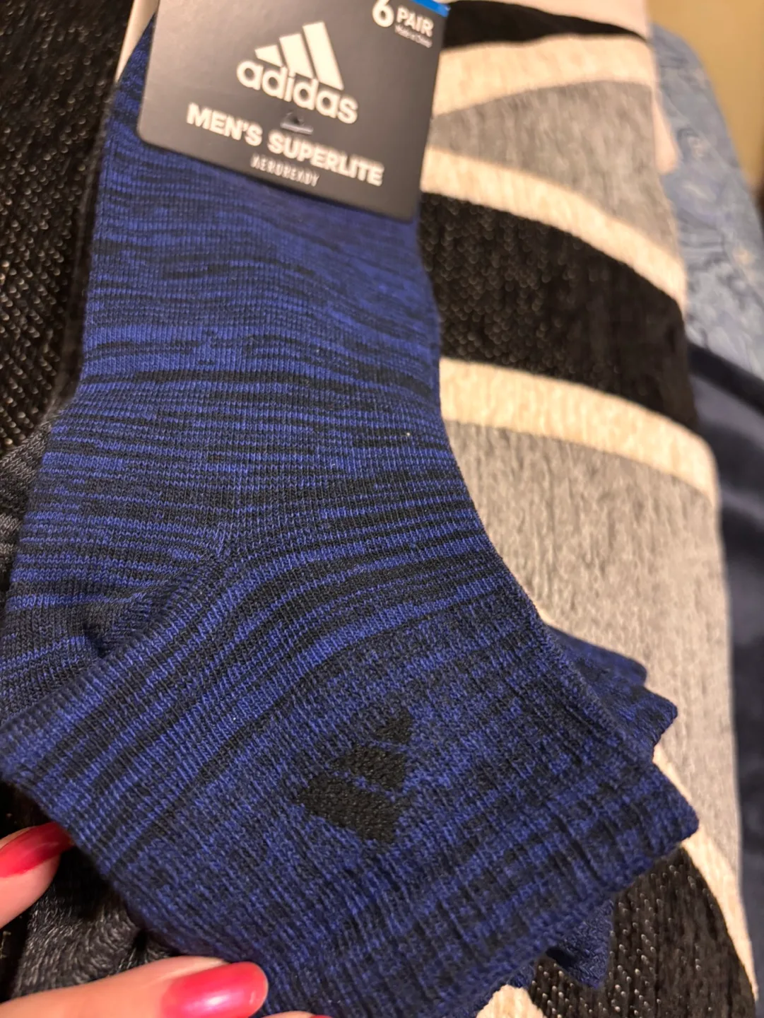 Adidas Men's Superlite Aeroready Socks (6 Pack) image indicator(4)