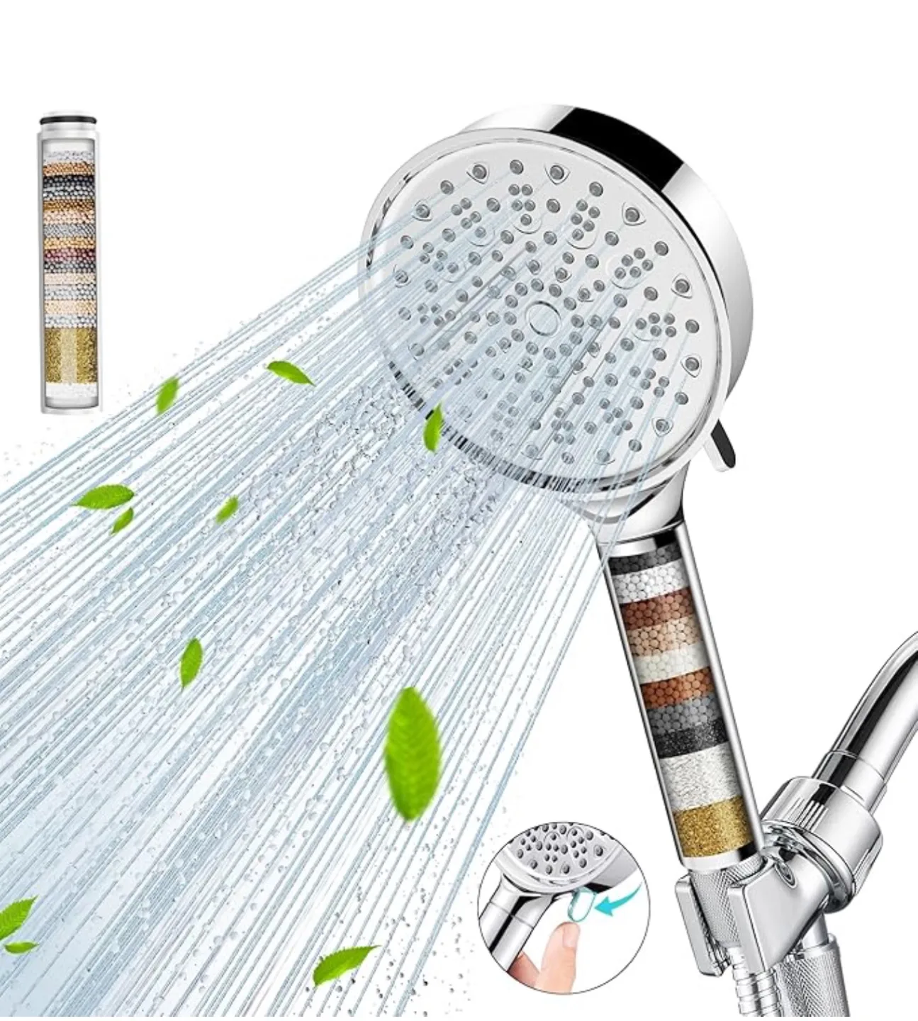 Filtered Shower Head with 6 Spray Settings thumbnail