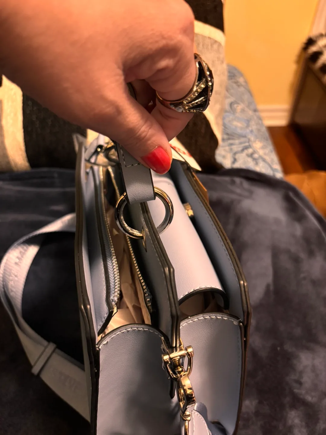 Steve Madden Blue Handbag image indicator(4)